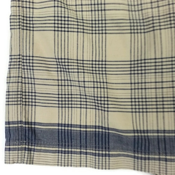 Vintage 90's Liz Claiborne LizWear Blue Khaki Plaid Wrap Skorts Womens 14 - Picture 5 of 12